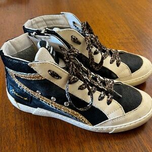 Meline high-top trainers